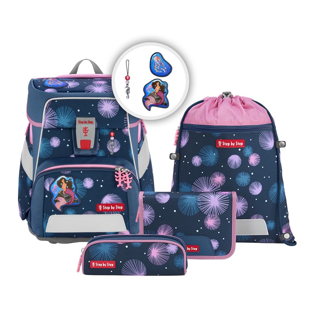 Školní aktovka SPACE pro prvňáčky - 5-dílný set, Step by Step Mermaid Delia, certif (obrázek 11)