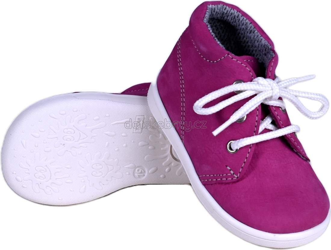 Dětské celoroční boty Boots4U T024 Fuxie Velikost: 21 (obrázek 3)
