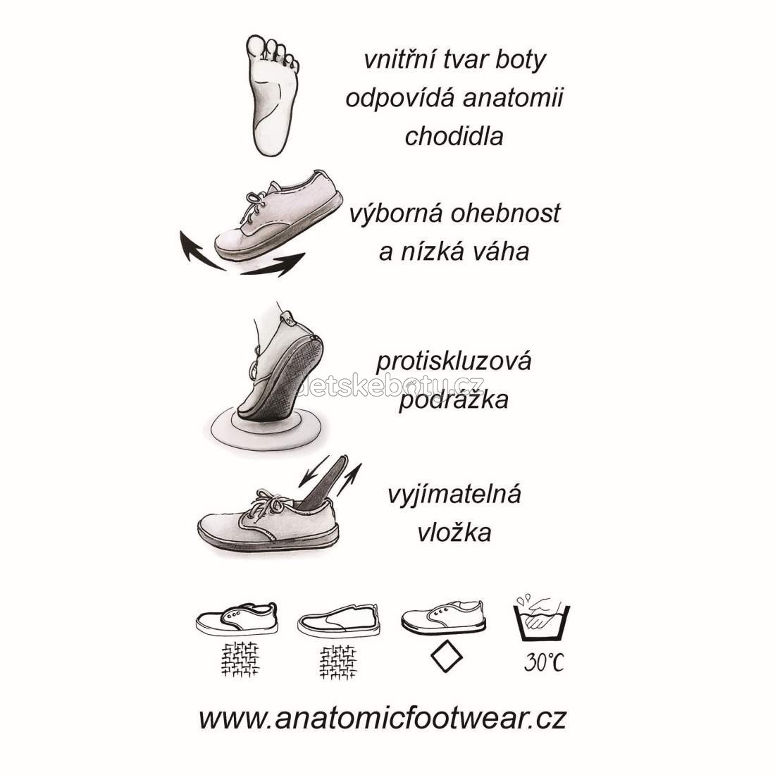 Domácí obuv Anatomic Barefoot Craft B Velikost: 24 (obrázek 5)