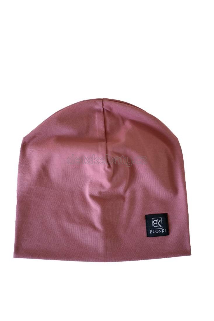 Tenká čepice Blonki č.301 tm.růžová Velikost: 51-54
