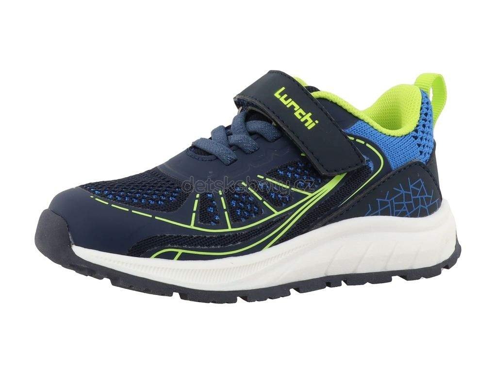 Dětské celoroční boty Lurchi 95L0083007 navy-lime Velikost: 33