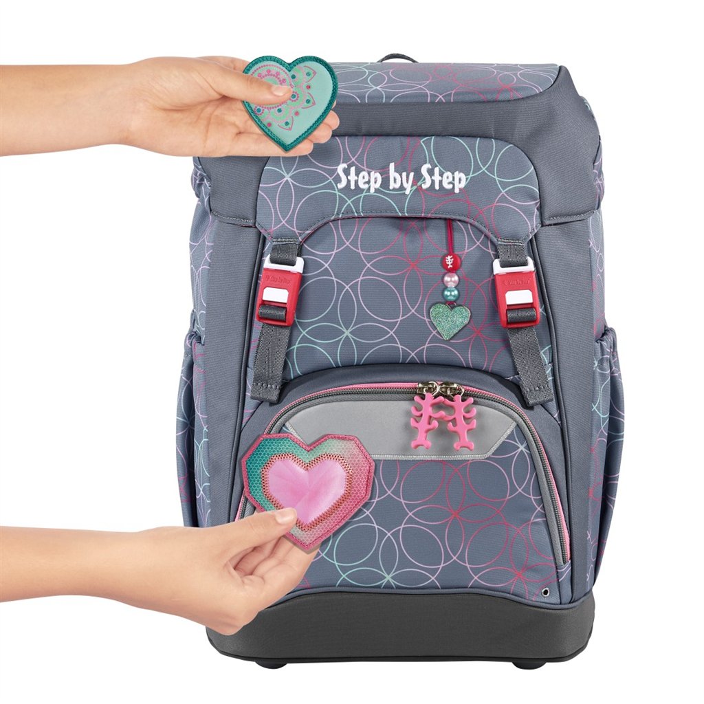 Školní batoh Step by Step GRADE Glitter Heart Hazle, AGR certifikát (obrázek 9)