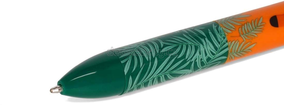 Dvoubarevná propiska Legami Two-Colour Ballpoint Pen – Click&Clack – Tiger