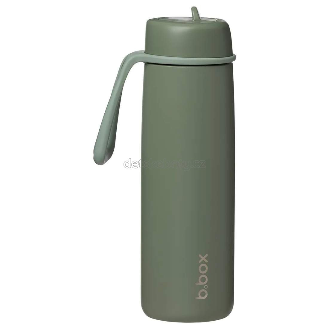 b.box 0926 Nerezová termolahev s brčkem 690 ml - olive