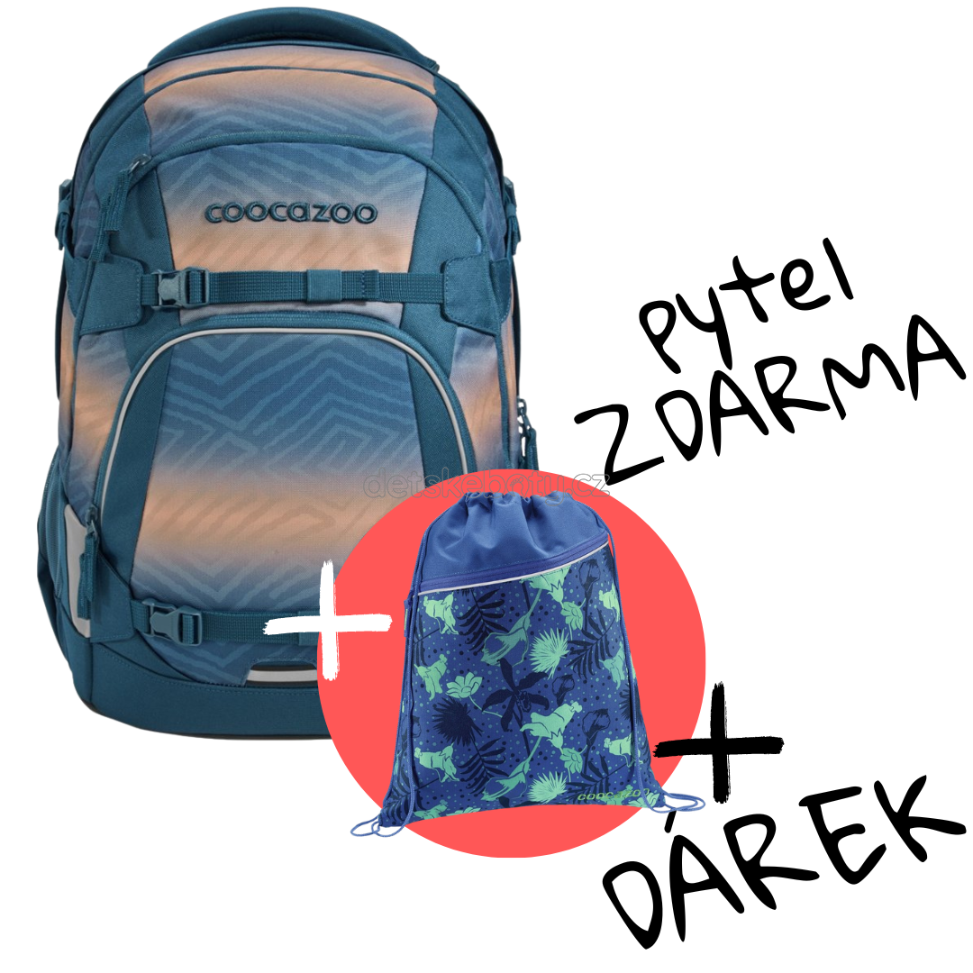 Školní batoh coocazoo MATE, Pacific Tribes, certifikát AGR