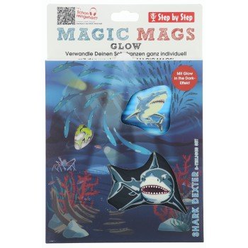 Doplňková sada obrázků MAGIC MAGS Glow Shark Dexter k aktovkám GRADE, SPACE, CLOUD, 2v1 a KID (obrázek 11)