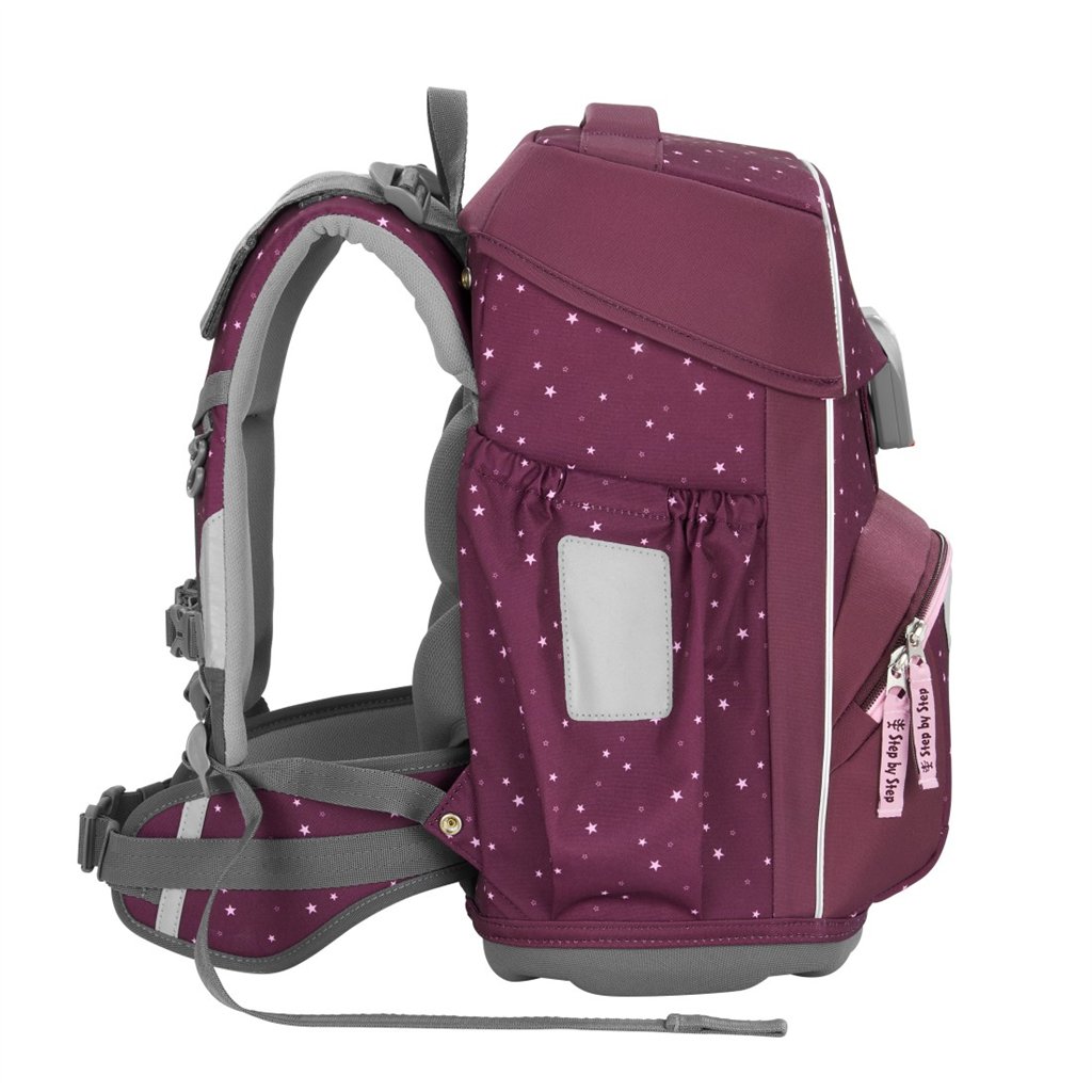 Školní aktovka pro prvňáčky – 4 dílný set, Step by Step BASIS Berry Stars, AGR (obrázek 5)
