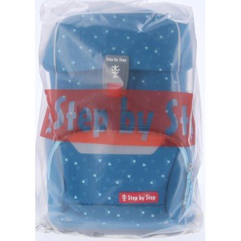 Školní aktovka pro prvňáčky – 4 dílný set, Step by Step BASIS Blue Hearts, AGR (obrázek 15)