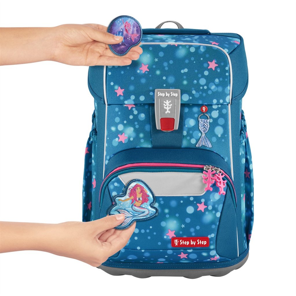Školní aktovka Step by Step GIANT Mermaid Lola, pro prvňáčky - 5dílný set, certifikát AGR (obrázek 19)