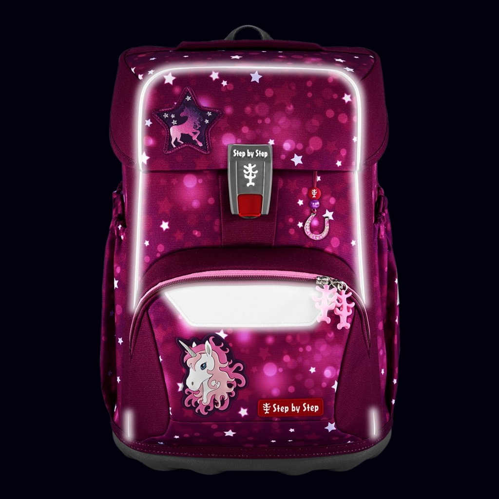 Školní aktovka Step by Step GIANT Sweet Unicorn Nuala, pro prvňáčky - 5dílný set, certifikát AGR (obrázek 24)