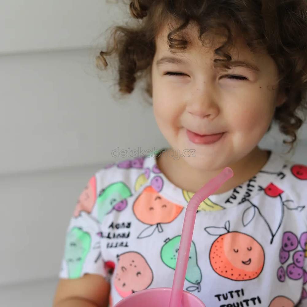 b.box 746 Set silikonových brček – růžová/oranžová