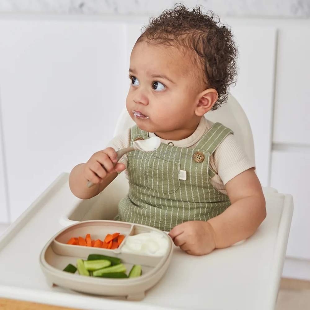 b.box 101546 Dělený talířek s přísavkou 2v1 – béžový