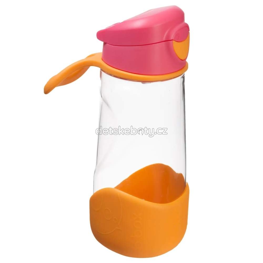 b.box 606 Sport lahev na pití 450 ml - růžová/oranžová (obrázek 3)