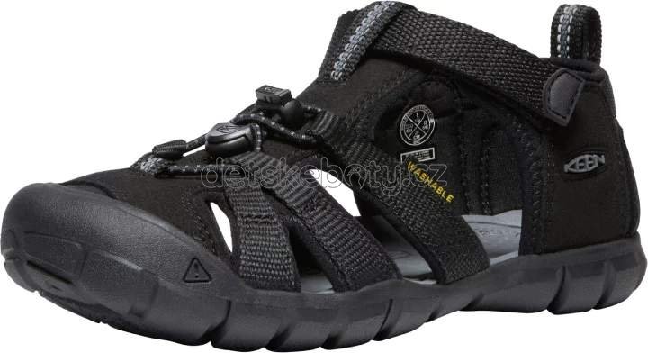 Dětské sandály Keen Seacamp II CNX youth black/grey Velikost: 34 (obrázek 4)