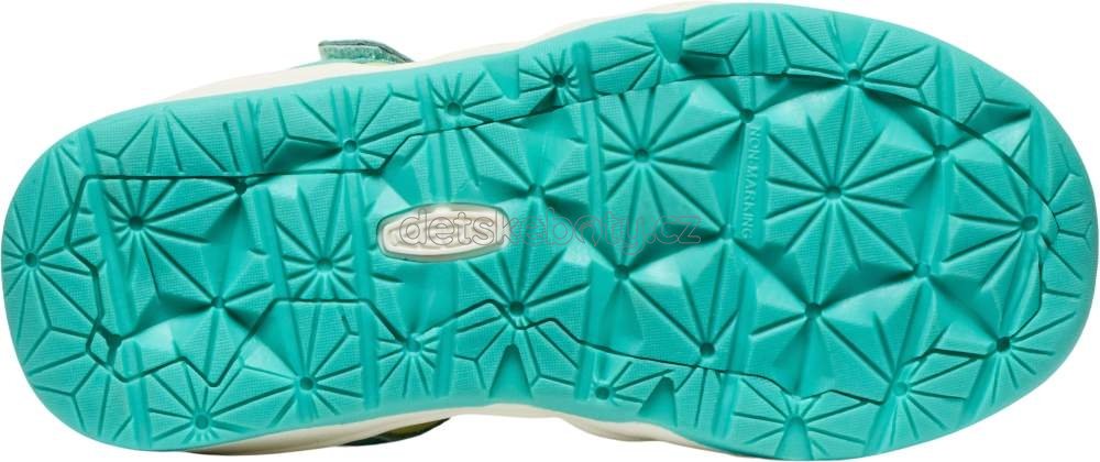 Dětské sandály Keen Moxie sandal children bright aqua/bright marigold Velikost: 31 (obrázek 6)