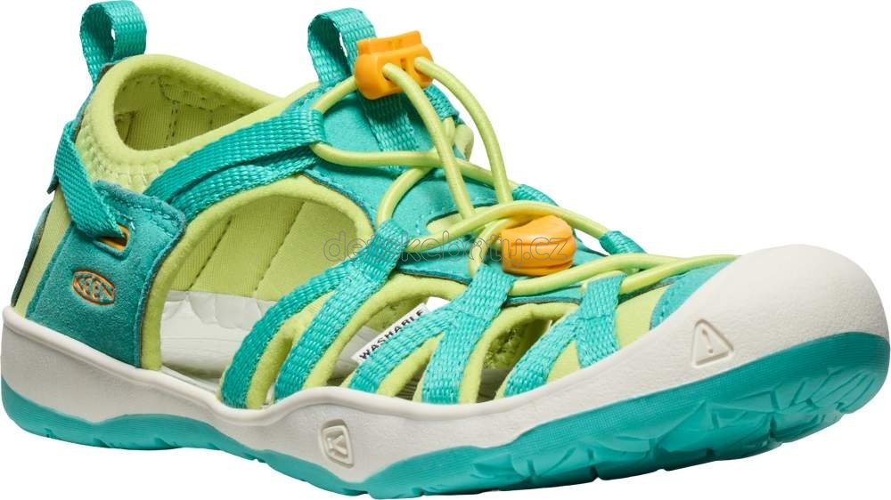 Dětské sandály Keen Moxie sandal youth bright aqua/bright marigold Velikost: 35