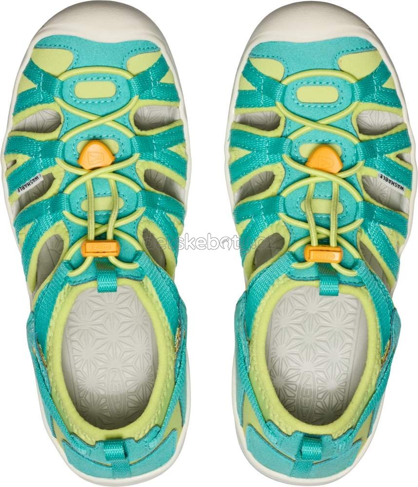 Dětské sandály Keen Moxie sandal youth bright aqua/bright marigold Velikost: 37 (obrázek 3)