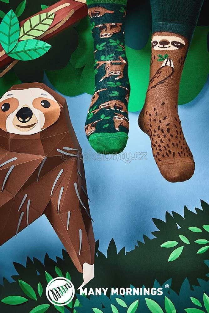 Ponožky Many Mornings Sloth Life Velikost: 35-38