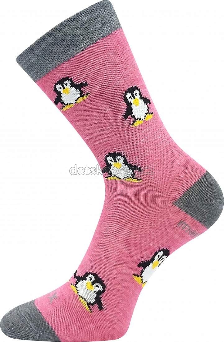 Ponožky VoXX Penguinik růžová Velikost: 35-38