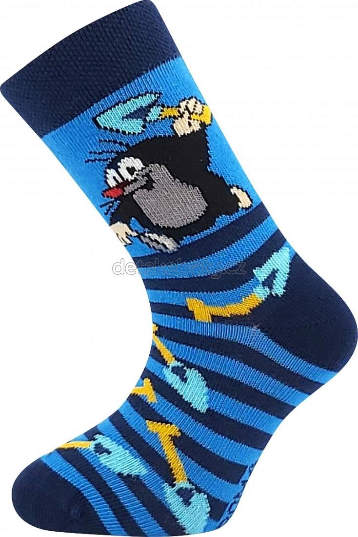 Ponožky Boma Krtek tmavě modrá/modrá Velikost: 25-29