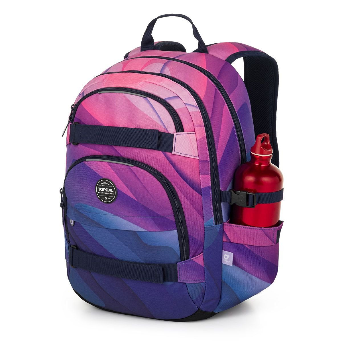 Růžovofialový studentský batoh Topgal VIKI 25032 (obrázek 8)