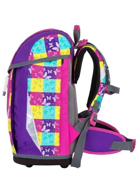 Bagmaster POLO 7 A školní batoh / aktovka - barevný motýl (obrázek 3)