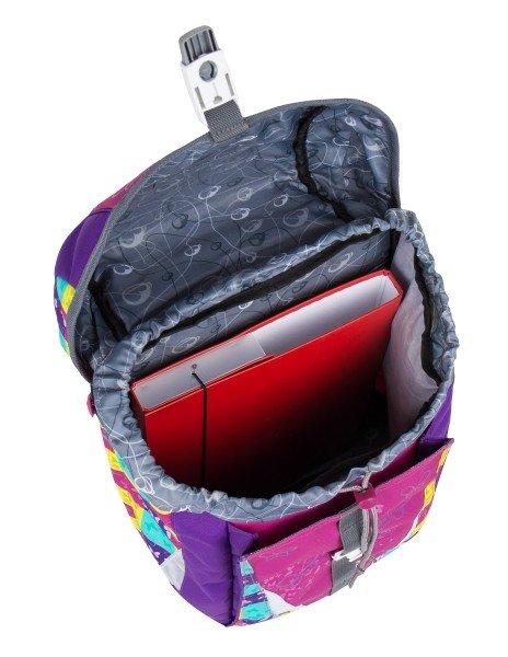 Bagmaster POLO 7 A školní batoh / aktovka - barevný motýl (obrázek 6)