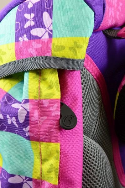 Bagmaster POLO 7 A školní batoh / aktovka - barevný motýl (obrázek 10)