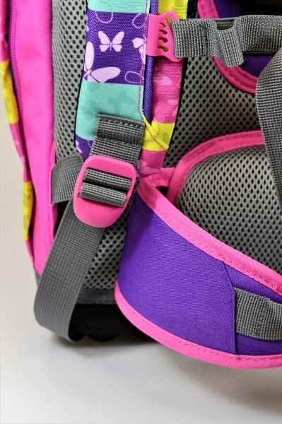 Bagmaster POLO 7 A školní batoh / aktovka - barevný motýl (obrázek 14)