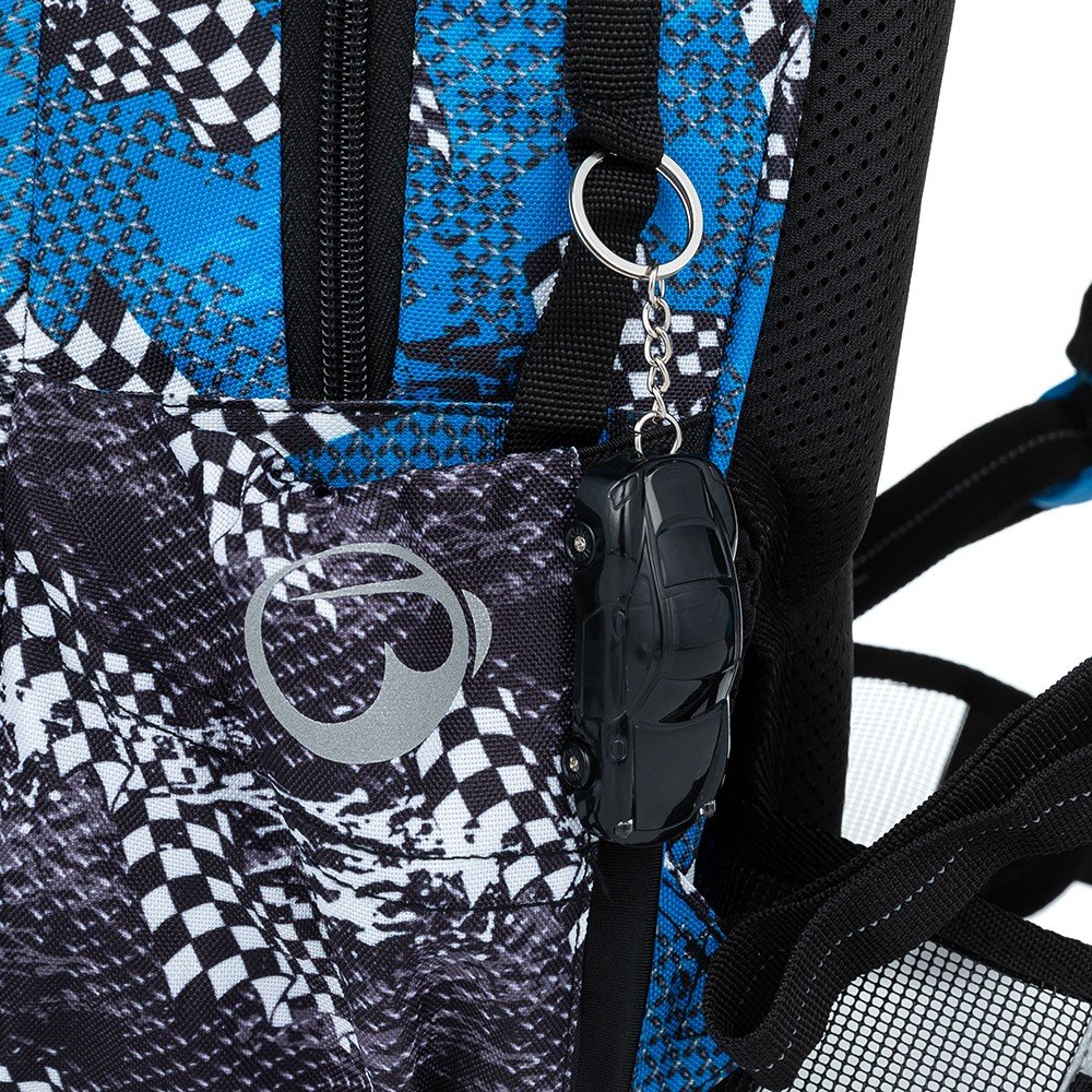 Bagmaster LUMI 23 D školní batoh - modré auto (obrázek 20)