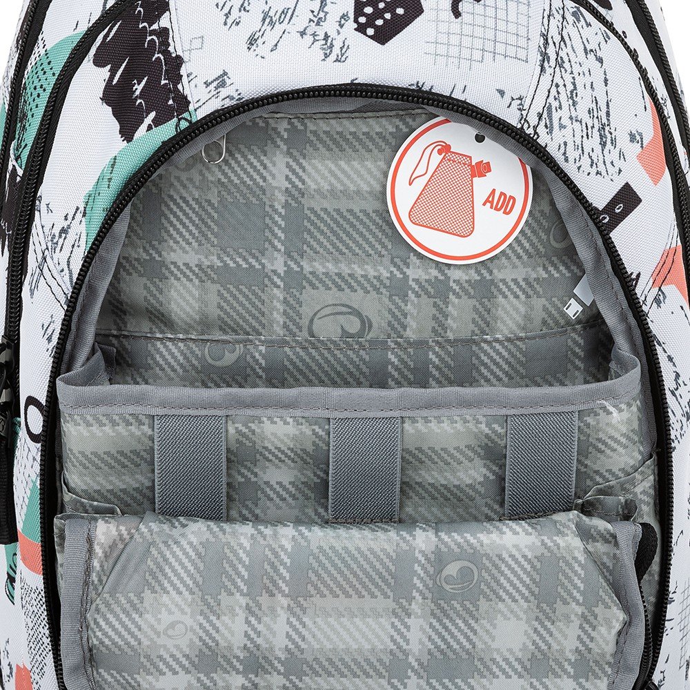 Bagmaster SUPERNOVA 21 A studentský batoh - světlý (obrázek 10)