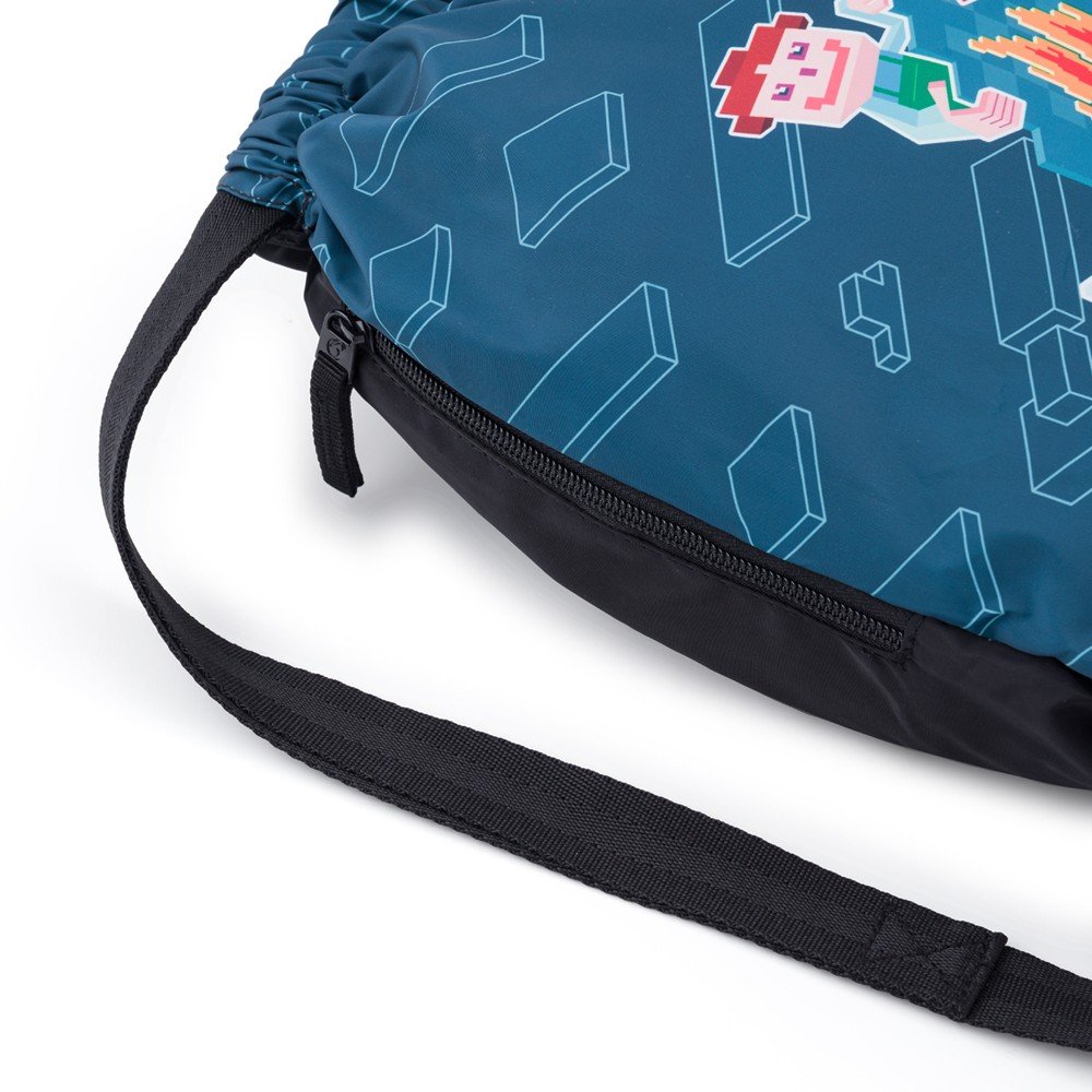 Bagmaster SÁČEK LUMI 24 E školní na přezůvky / tělocvik – kostičková říše (obrázek 3)