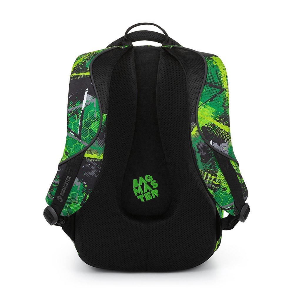Bagmaster BAG 23 A studentský batoh - zeleno černý (obrázek 3)