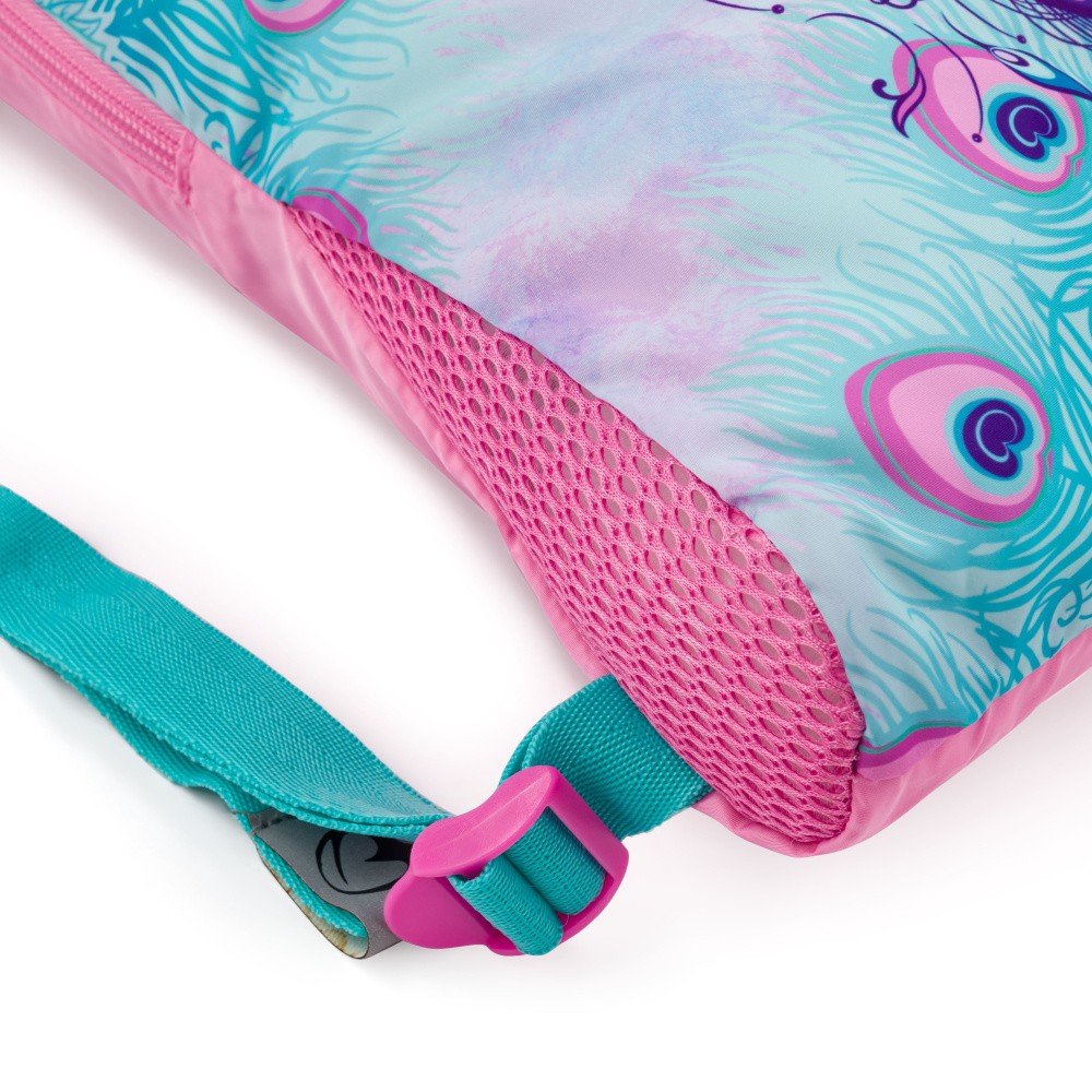 Bagmaster SÁČEK VEGA 24 B školní na přezůvky / tělocvik – páv (obrázek 4)