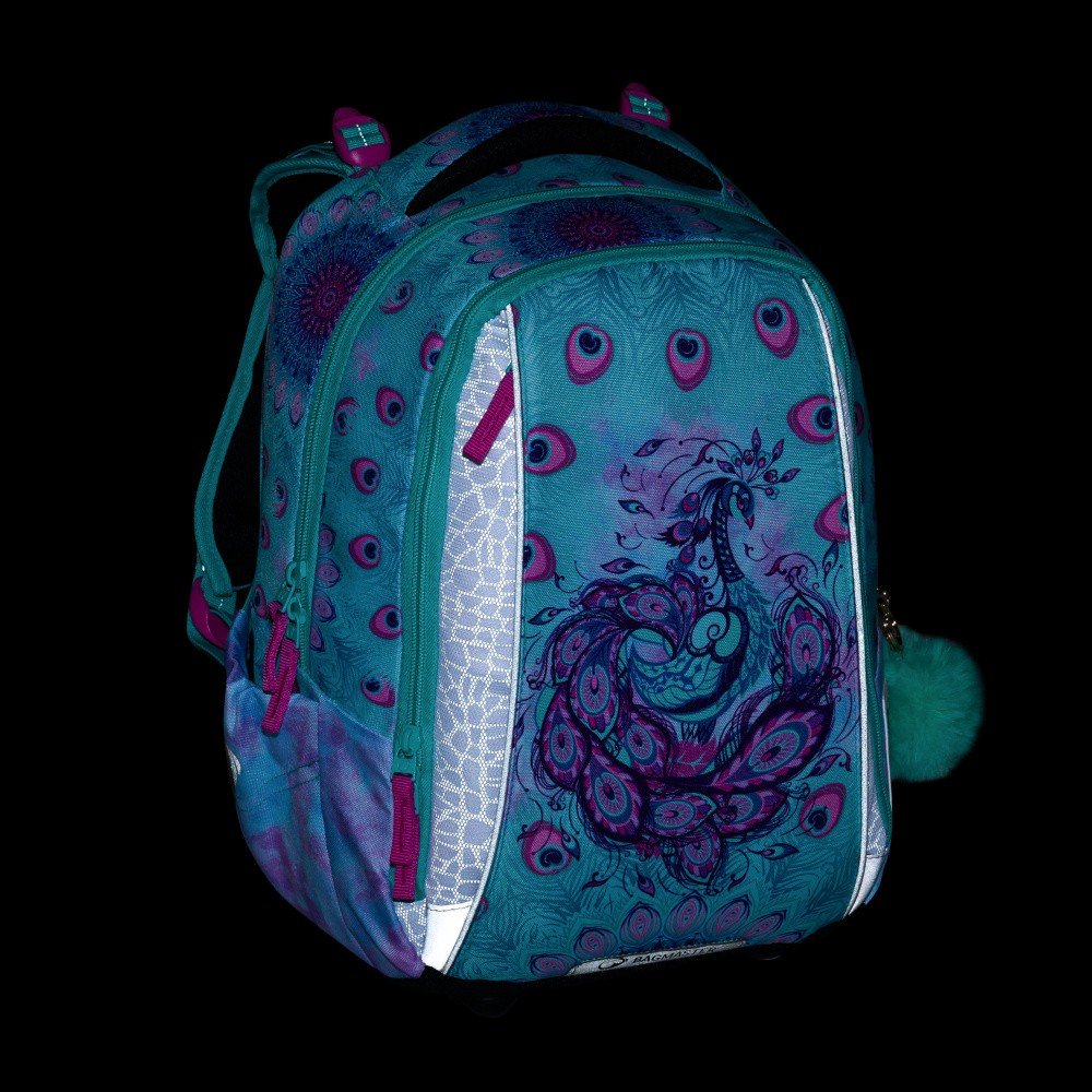Bagmaster VEGA 24 B školní batoh – páv (obrázek 9)