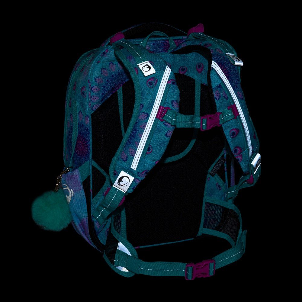 Bagmaster VEGA 24 B školní batoh – páv (obrázek 10)