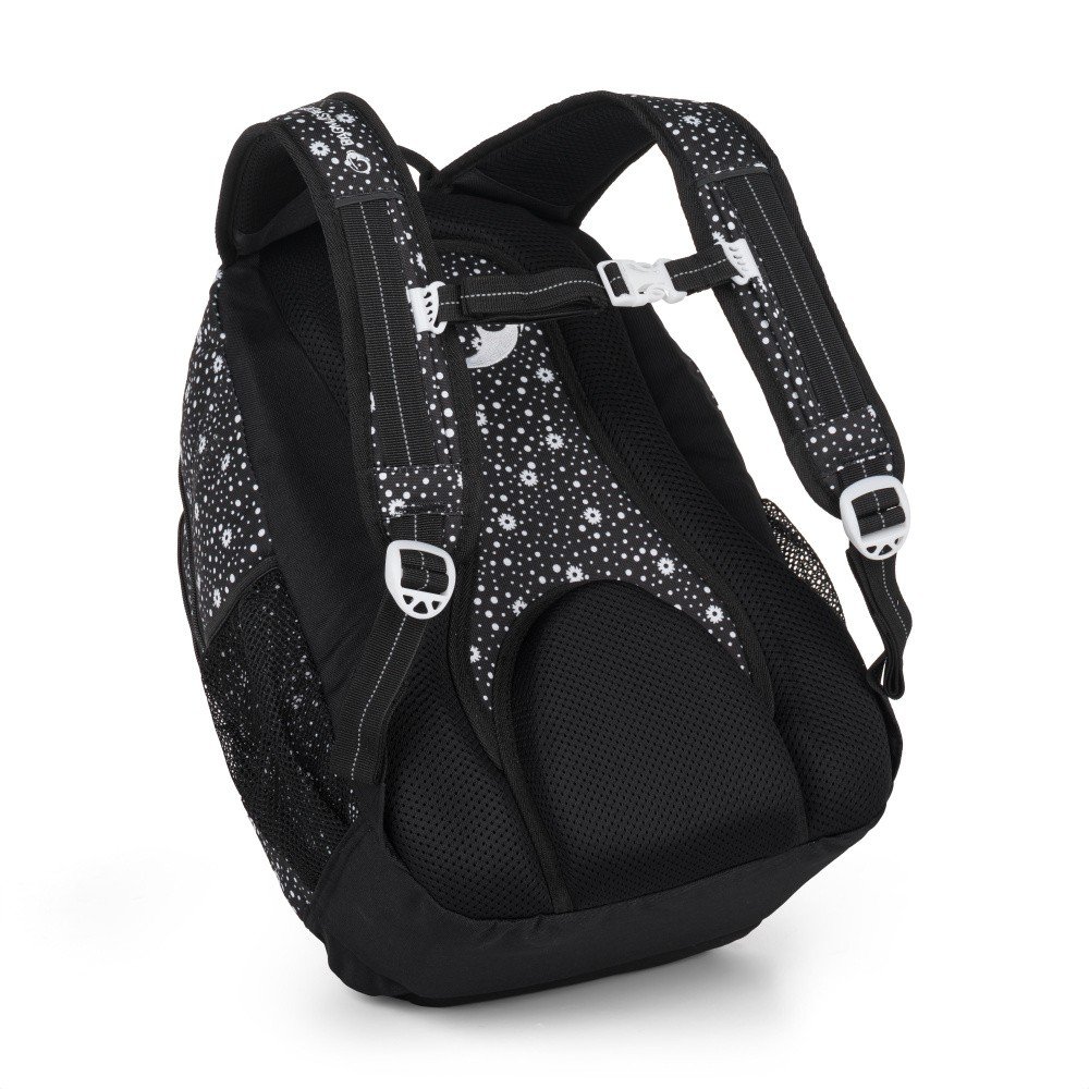 Bagmaster SUPERNOVA 24 A studentský batoh – černo-bílý (obrázek 4)