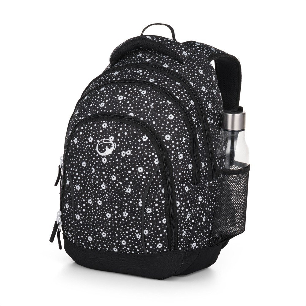 Bagmaster SUPERNOVA 24 A studentský batoh – černo-bílý (obrázek 5)