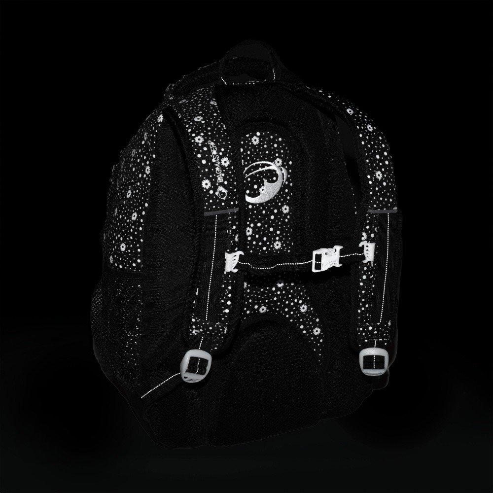 Bagmaster SUPERNOVA 24 A studentský batoh – černo-bílý (obrázek 9)