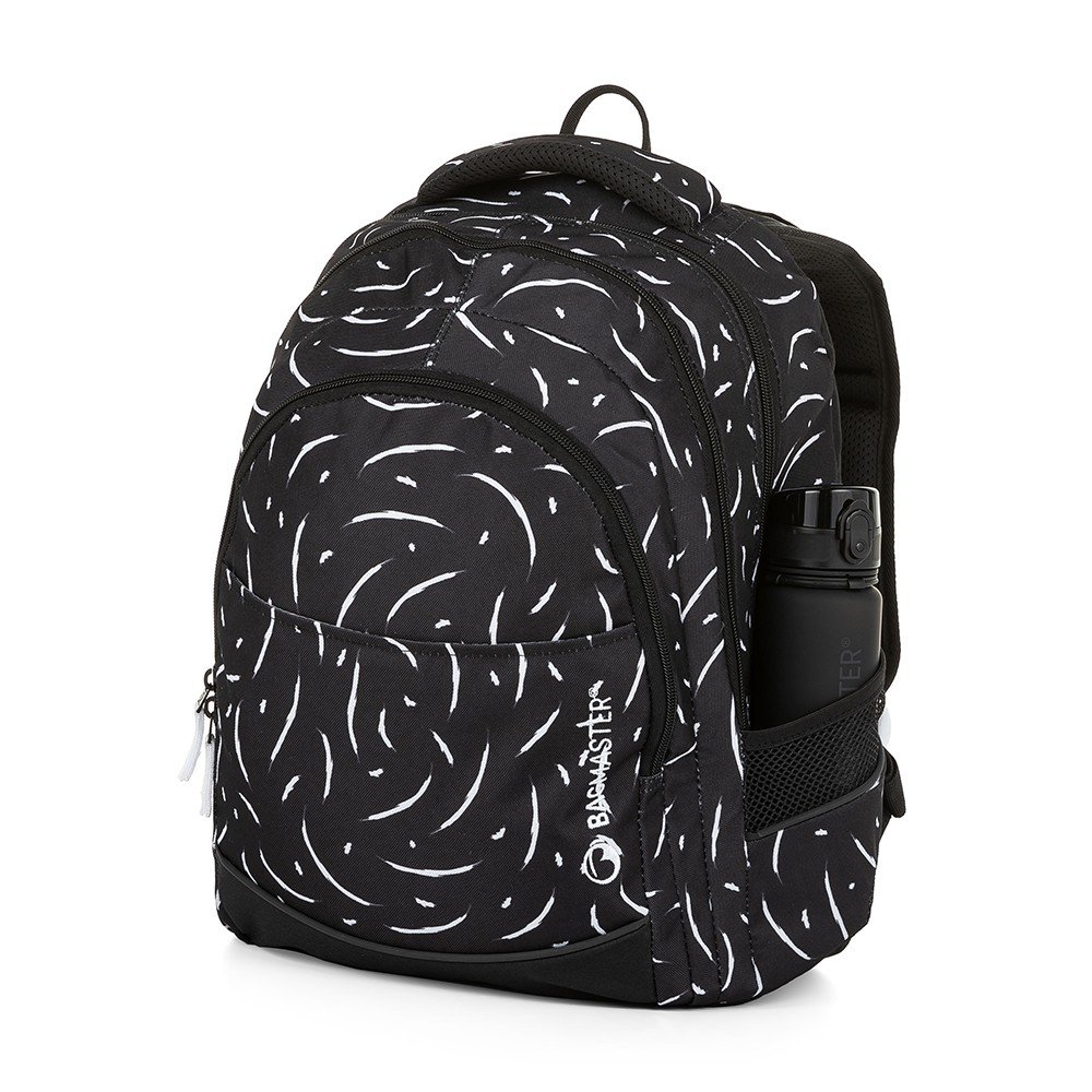 Bagmaster DIGITAL 23 A studentský batoh - černo bílý (obrázek 7)