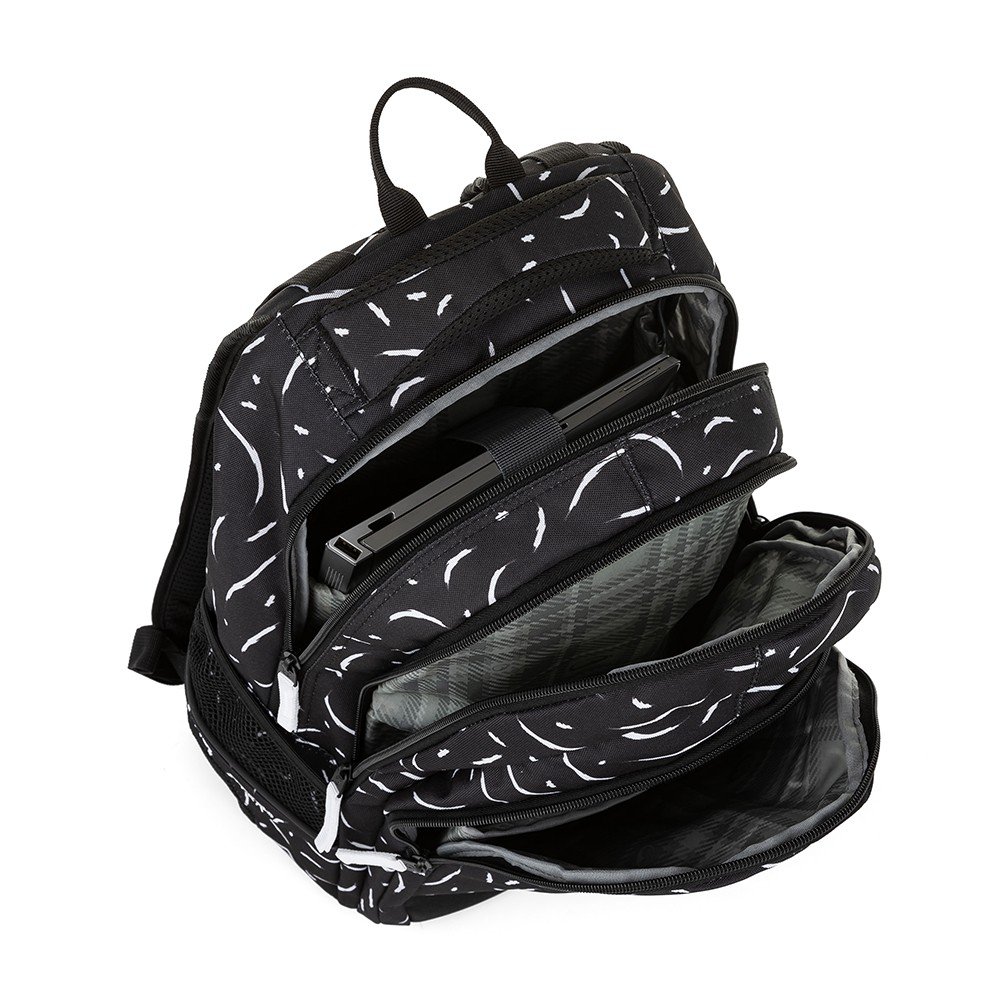 Bagmaster DIGITAL 23 A studentský batoh - černo bílý (obrázek 9)