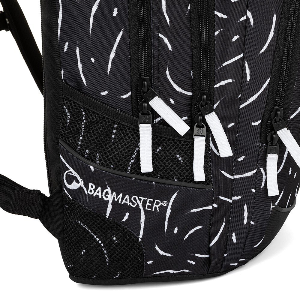 Bagmaster DIGITAL 23 A studentský batoh - černo bílý (obrázek 16)