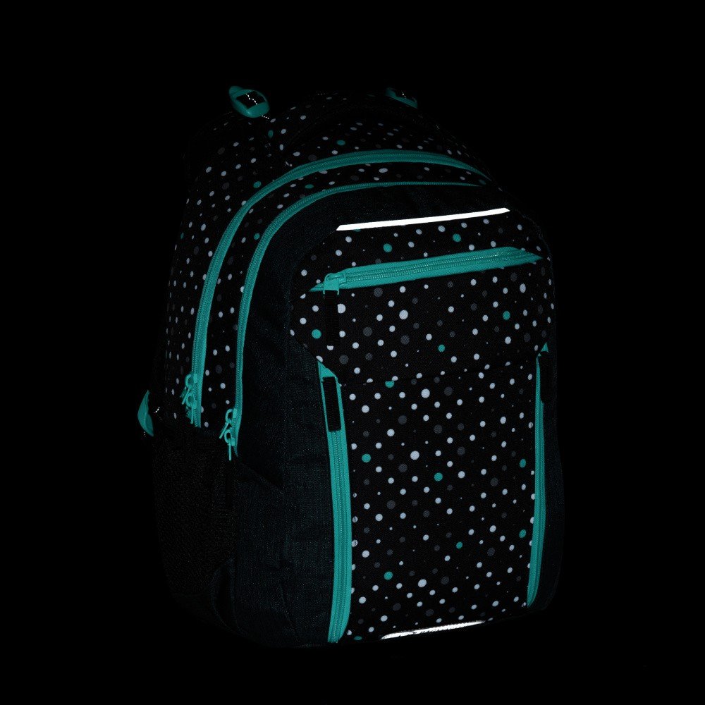 Bagmaster PORTO 24 A školní set – černo-tyrkysový (obrázek 10)