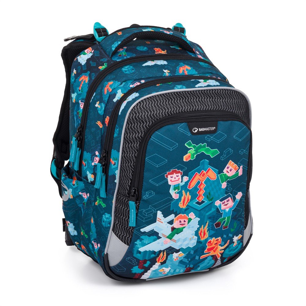 Bagmaster LUMI 24 E velký školní set pro prvňáčky – kostičková říše