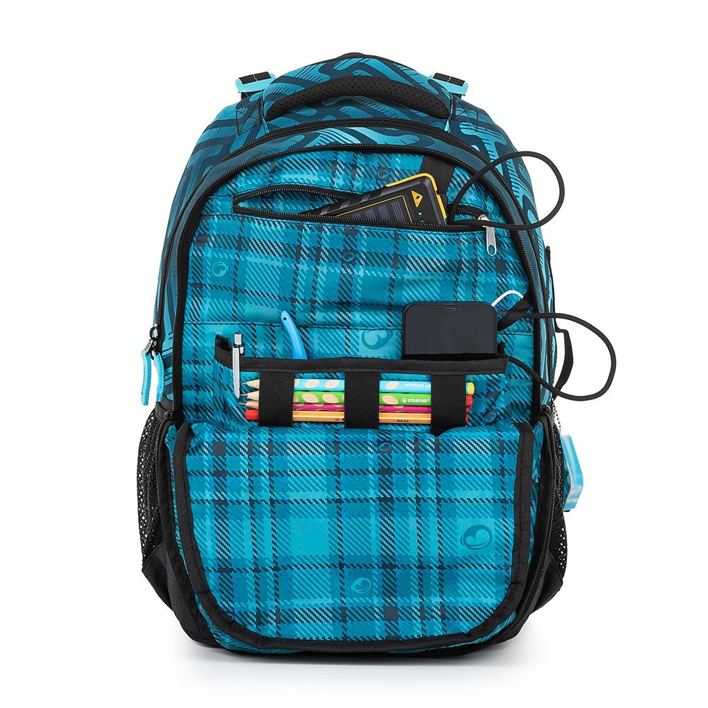 Bagmaster PORTO 22 C školní batoh - modrý (obrázek 7)