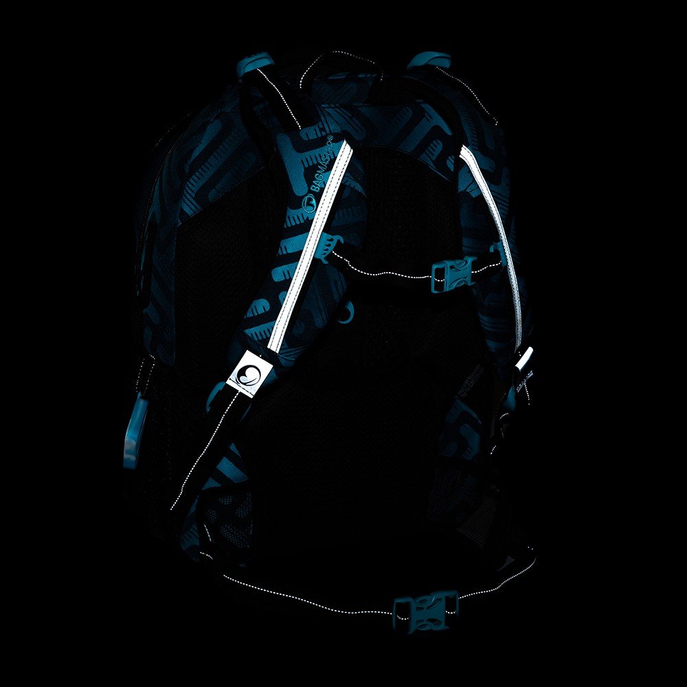 Bagmaster PORTO 22 C školní batoh - modrý (obrázek 13)