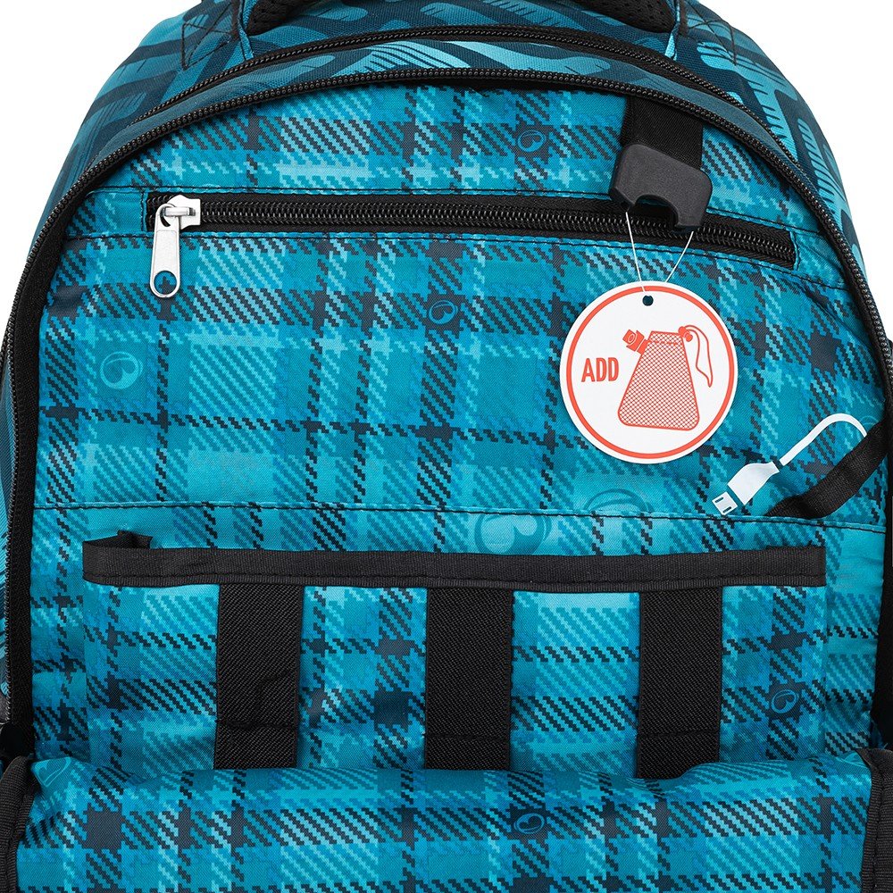 Bagmaster PORTO 22 C školní batoh - modrý (obrázek 21)