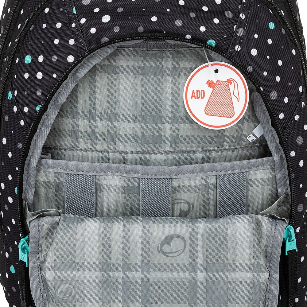Bagmaster SET SUPERNOVA 23 A studentský set - černo tyrkysový (obrázek 11)