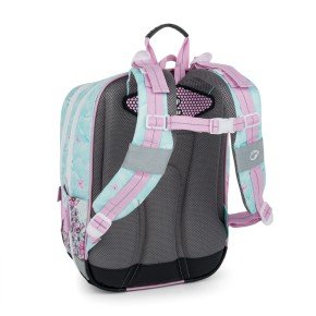 Bagmaster ALFA 25 A školní tříkomorový batoh – víla (obrázek 3)