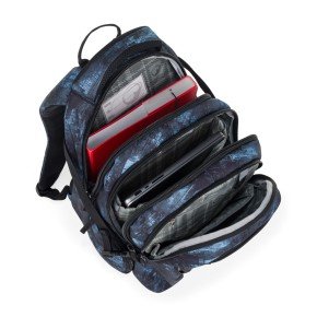 Bagmaster BAG 25 B studentský batoh – černo-modrý (obrázek 6)
